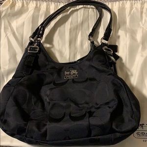 Black Coach shoulder bag